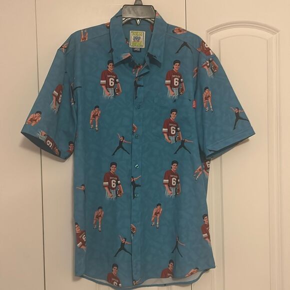 RSVLTS Saved By The Bell A.C. Slater Triple Threat Button Down Size Large - Picture 1 of 5